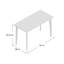 Cacia Solid Wood Writing Desk