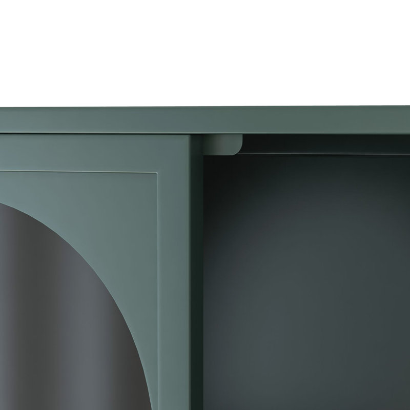 47.25" Four-Door Glass Wall Cabinet Storage, Wall-Mounted,Suitable For Kitchen, Living Room, Bathroom
