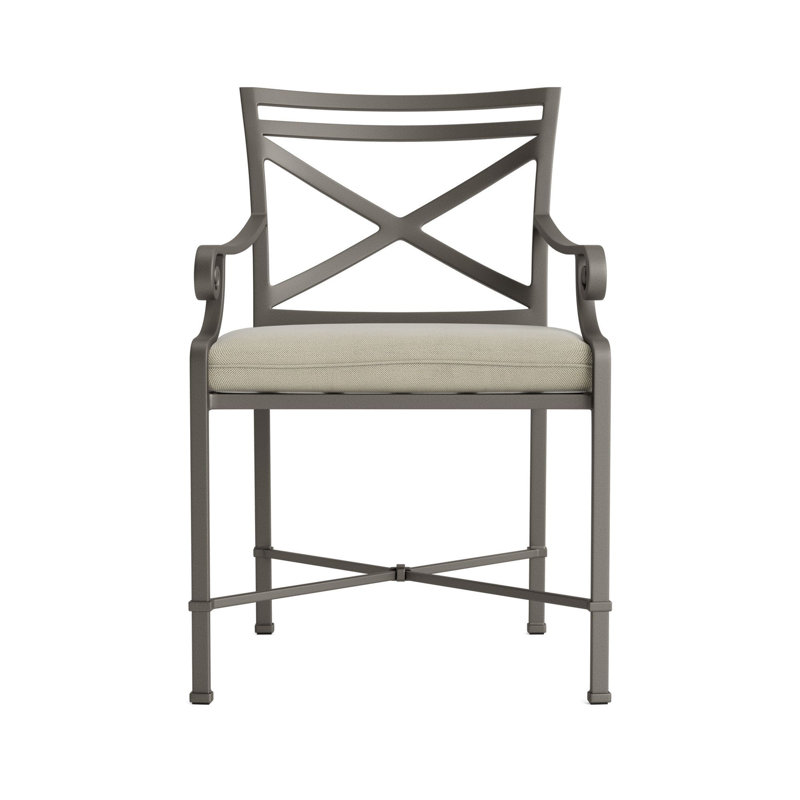 Venetian Outdoor Lounge Chair, Fusion Clay, Mica
