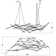 Constellation 44 - Light Dimmable LED Sputnik Modern Linear Chandelier