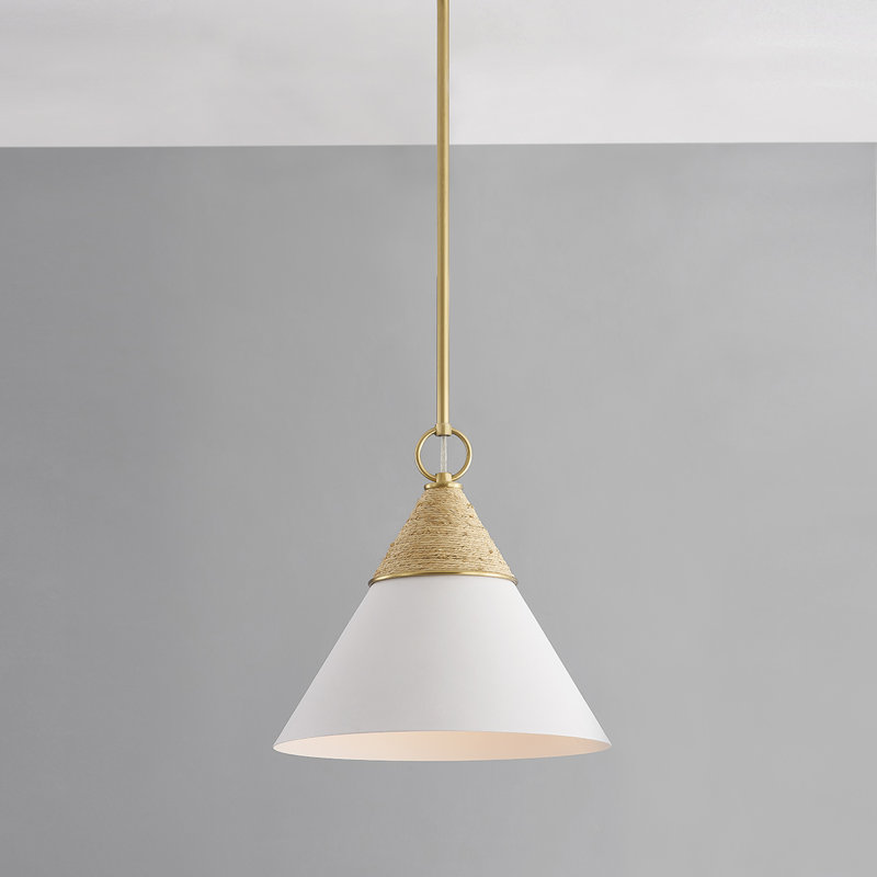 MICA 1 LIGHT PENDANT, 16.5" H x 13" W x 13" D