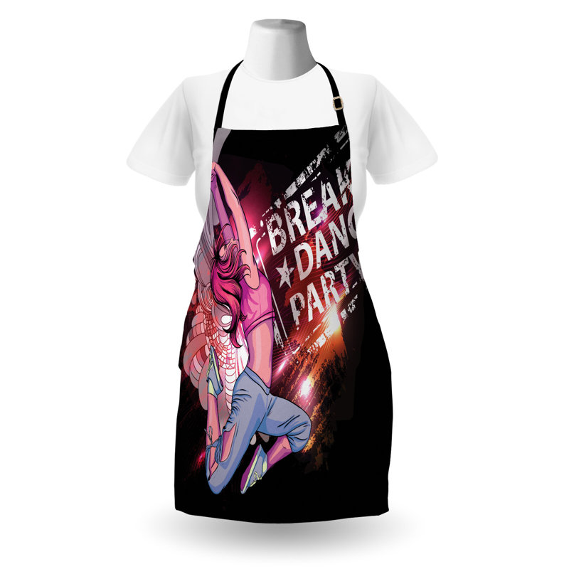 No Pattern Bib Apron