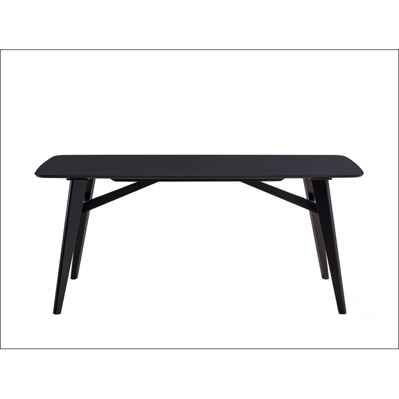 Table de salle à manger à finition noire