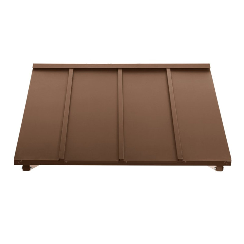 Auvent fixe en métal Awntech Houstonian Seam, Cuivre, H 24 po x l 68 po x P 24 po, Aluminium