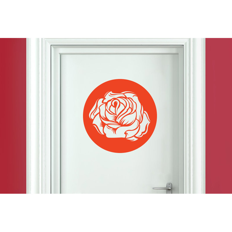 Plants & Flowers Wall Decal, Orange