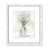 White Wood Grain Framed