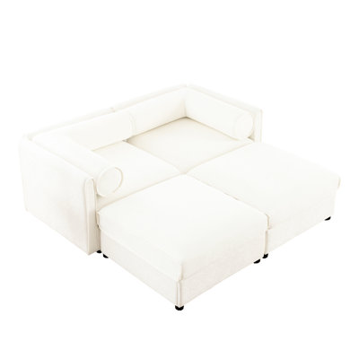 Modern 2 avec revêtement et rangement en chenille: un style polyvalent et tendance qui transforme votre décor