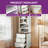  71'' H Bookcase With File Drawers, Wood Display Storage Bookshelf With Adjustable Shelves-261962332