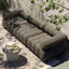 Roma Outdoor 3Pc Sectional W/ Ottoman-Hayes Cream-694818087-694924305