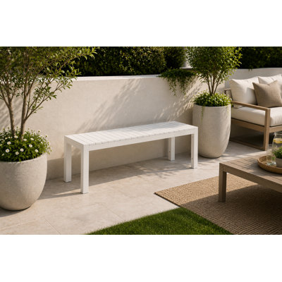 Banc en aluminium Alynne