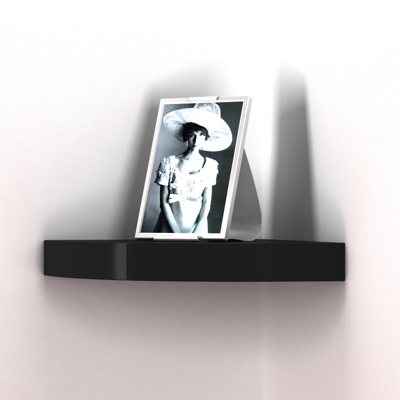 Lasher Corner Shelf, Black