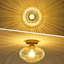 Glass Semi Flush Mount