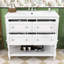Meuble-lavabo moderne écologique de 36 po avec lavabo en céramique et grand rangement-328954261