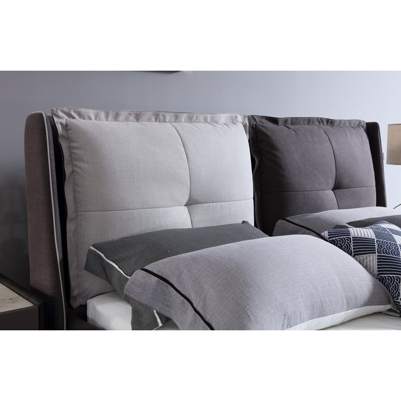 Anchie Upholstered Kingsize (5') Twill Bed
