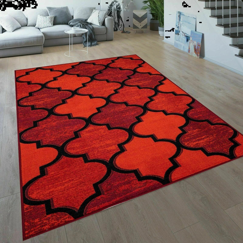 Geometric Area Rug, Rectangle 200 x 290 cm
