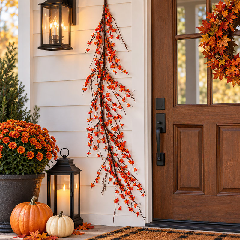 60" Artificial Bittersweet Fall Garland