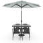Mclaurin 4 - Person Patio Dining Set with Rectangular Table-161402786-161402787