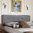 Morganville Upholstered Queen Headboard in Light Gray Finish, 58.21'' H X 62.29'' W X 1.58'' D-902115897-902115899