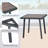 Navika 2 - Person Patio Dining Set with Square Table