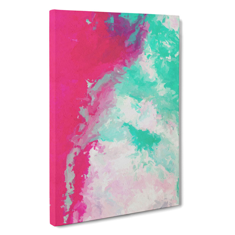 Enraptured Abstract - Wrapped Canvas Painting, 50cm H x 35cm W x 3cm D