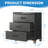 Metal Storage Cabinet with 3 Drawers-578905083