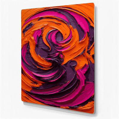 Abstrait art figuratif rouge en métal 36