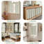 Rideaux en lin à motif floral avec passe-tringle-1611091123-1611091134