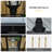 Outsunny 77" Solar Lamp Post Light, Waterproof Aluminum Outdoor Vintage Street Lamp, Motion Activated Sensor PIR, Adjustable Brightness, For Garden, Lawn, Pathway, Driveway, Black