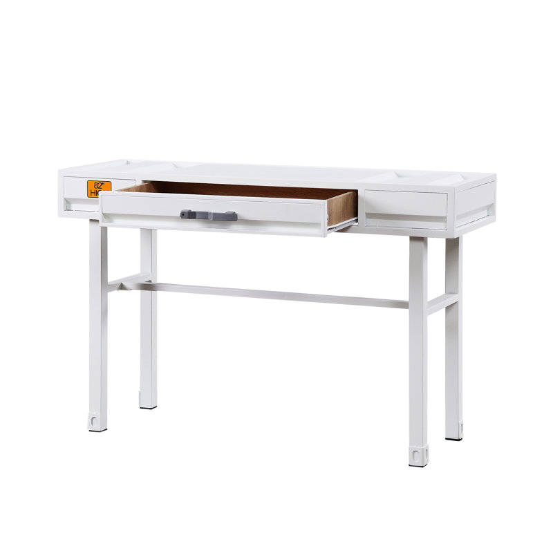 Bureau de coiffeuse Cargo, Blanc