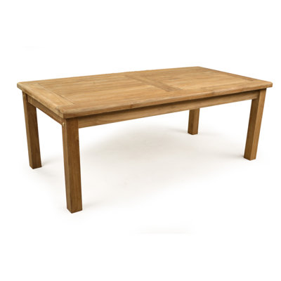 Piper Rectangular Teak Outdoor , 304.8cm cm W 152.4cm cm D