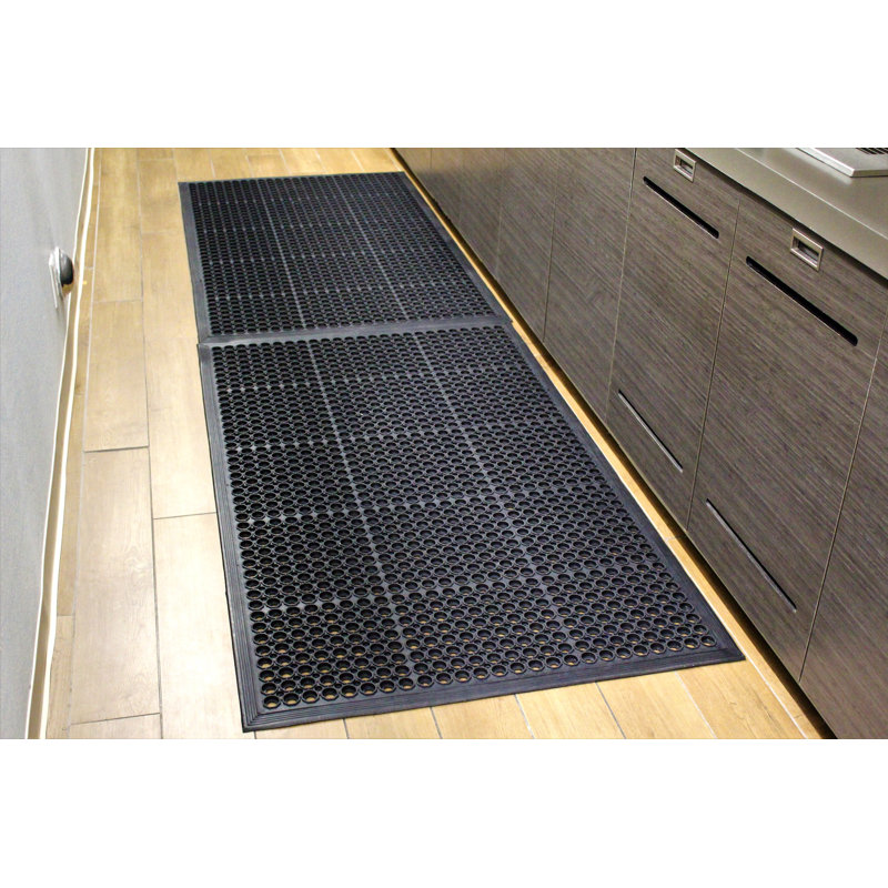 Rummond Non-Slip Geometric Outdoor Doormat, Rectangle 2' x 3'