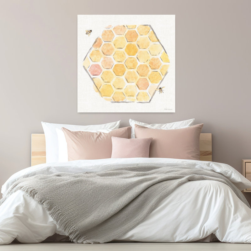 Art Garden Sweet Honey Vii avec abeilles, H 32 po x l 32 po
