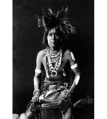 Snake Priest Photographic Print