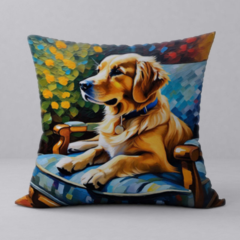 Polyester Throw Square Pillow Cover & Insert