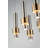 8 - Light Satin Nickel/Satin Brass LED Kitchen Island Pendant