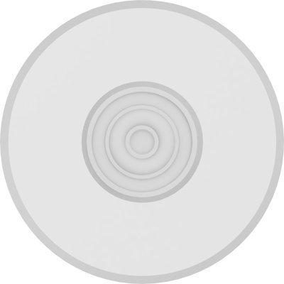 Standard Grayson Bullseye Rosette with Beveled Edge