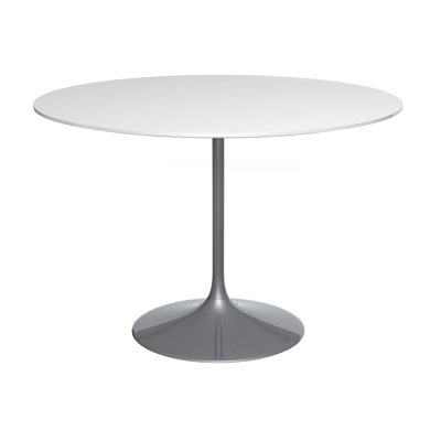 Clarke County Round Metal Base Dining Table