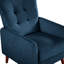 Fauteuil inclinable Amaurie Tacho avec dossier capitonné-1226636064