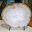 Plaque pittoresque en agate mince polie