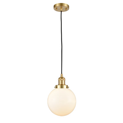 Luminaire suspendu sphère 1 lumière Clementina