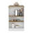 Malahki Kitchen Island Doyle, 3 Shelves, Width x 36.2, Faux Marble Top Color Finish-1173628565-1173628564