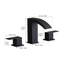 Robinet de lavabo de salle de bain 3 trous avec double poignée levier-120276146