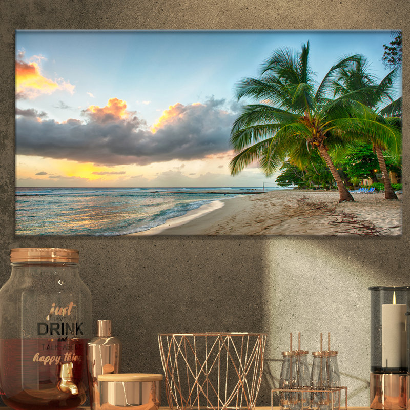 «Schafer Great View of Barbados», reproduction de photo sur toile tendue, H 16 po x l 32 po x P 1 po