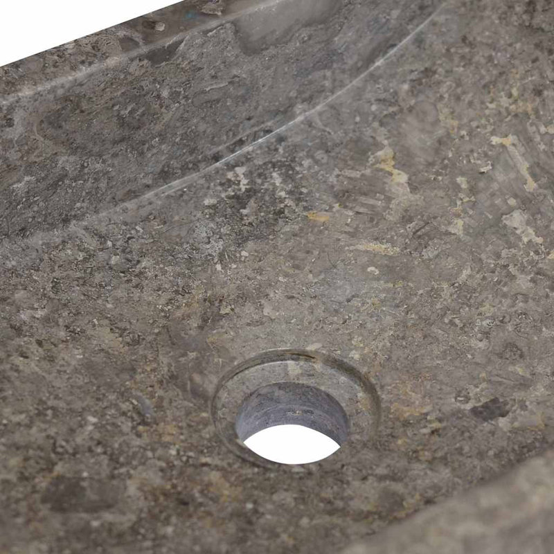 Traver Sink Marble High Gloss Grey