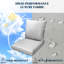 Un canapé trois places + deux chaises pivotantes + une table basse