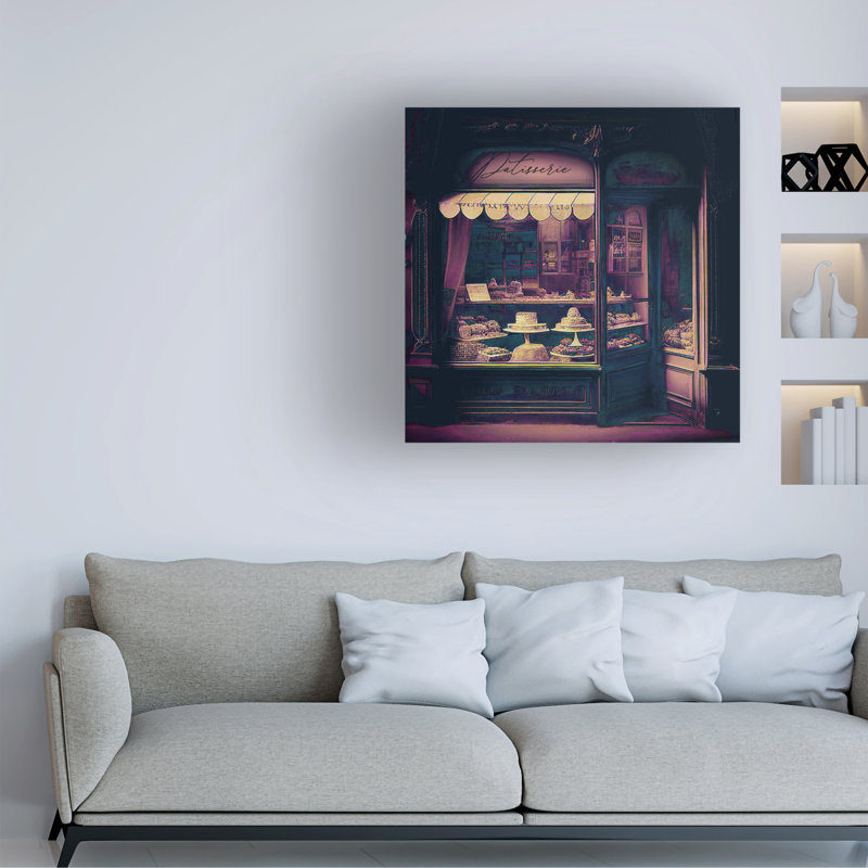Art sur toile Sasha Patisserie, H 14 po x l 14 po