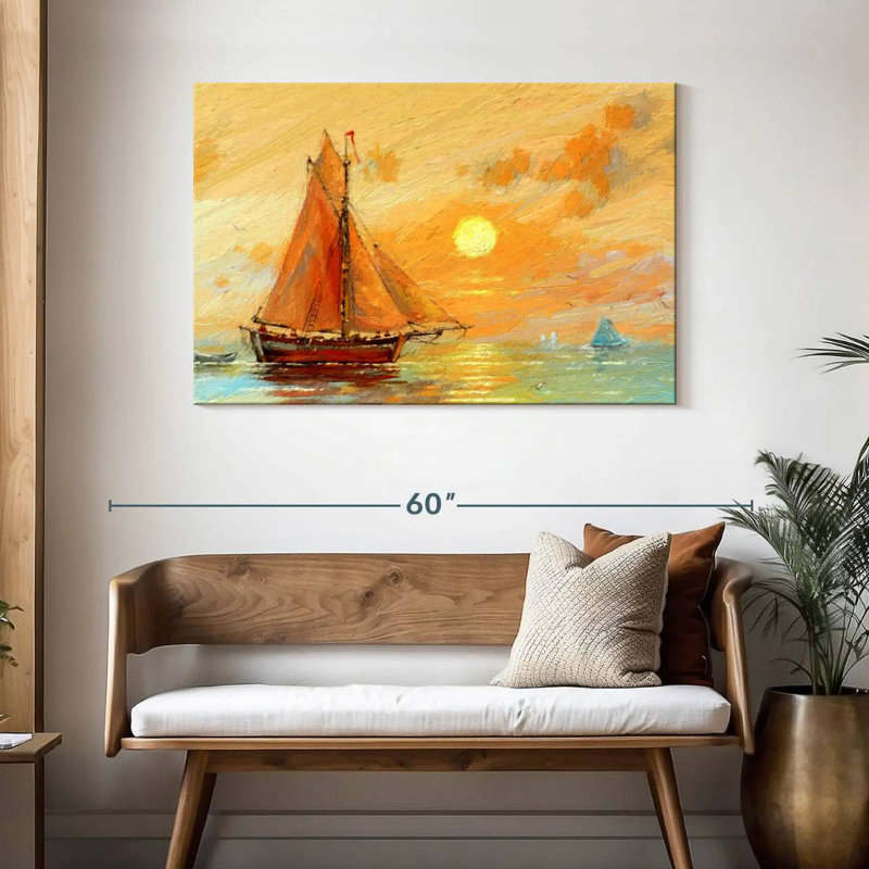 Voilier Mehar Sunset Sea, H 30 po x l 45 po