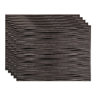 FASÄDE Waves Decorative Vinyl 18in x 24in Backsplash Panel