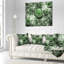 Paysage exotique vert fractal - coussin abstrait imprimé-29604264-29604268