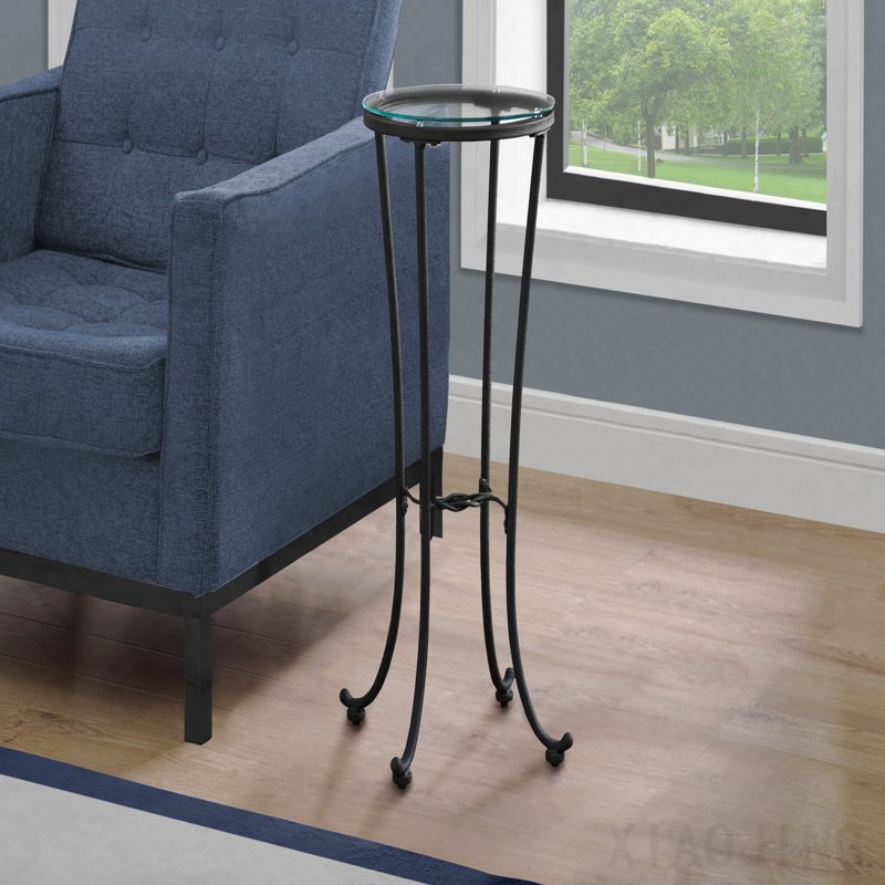 Round Modern Plant Side End Table